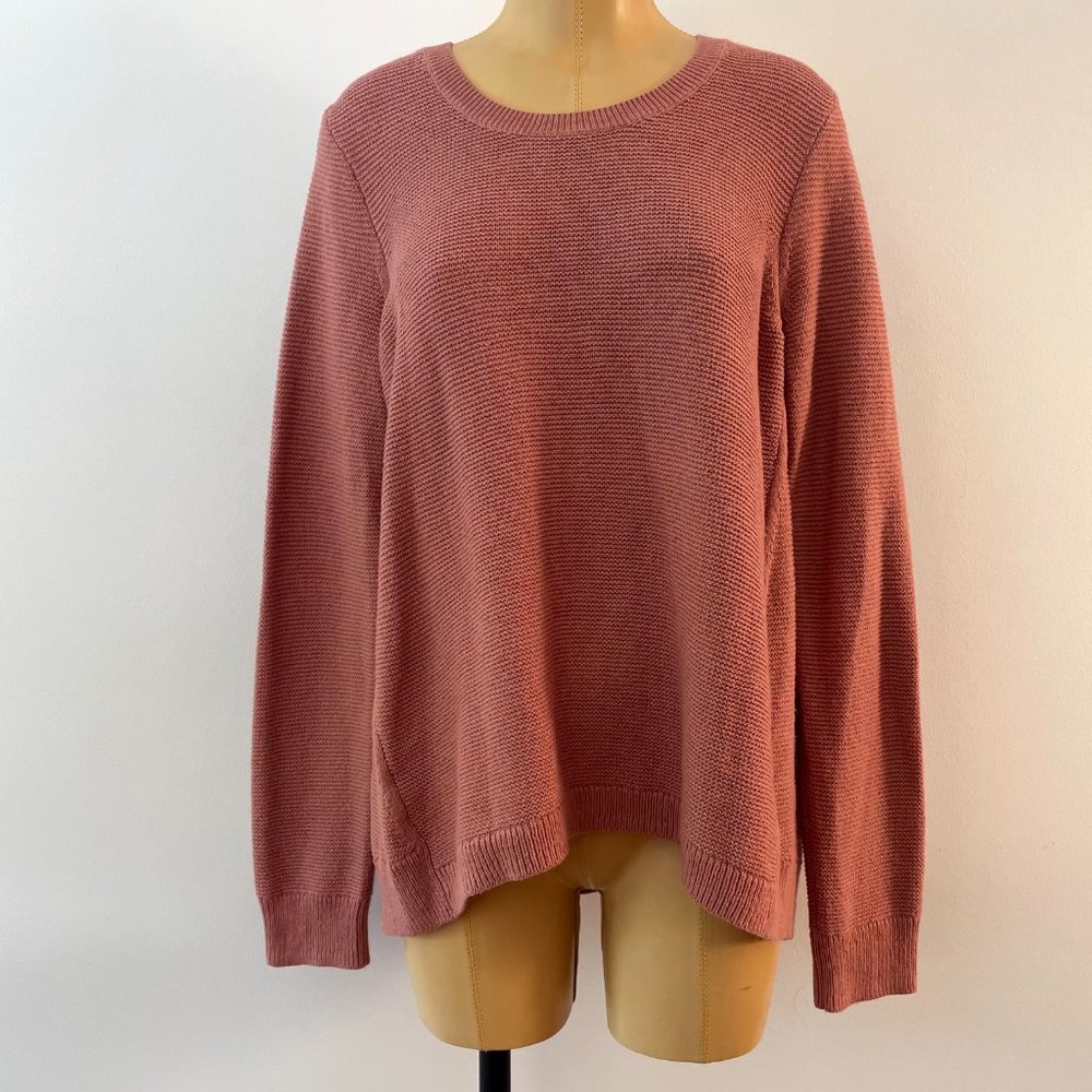 Madewell Pink Knit Pullover Sweater